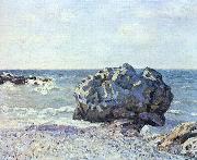 Alfred Sisley Bucht von Langland mit Felsen china oil painting artist